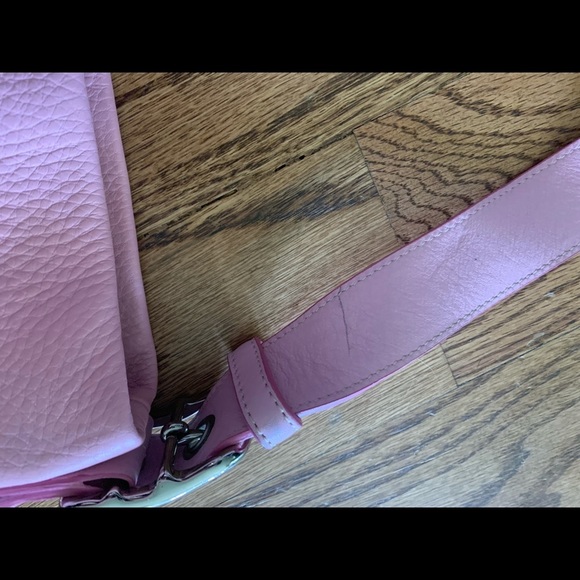 Coach pebble pink leather crossbody purse bag - Picture 12 of 16